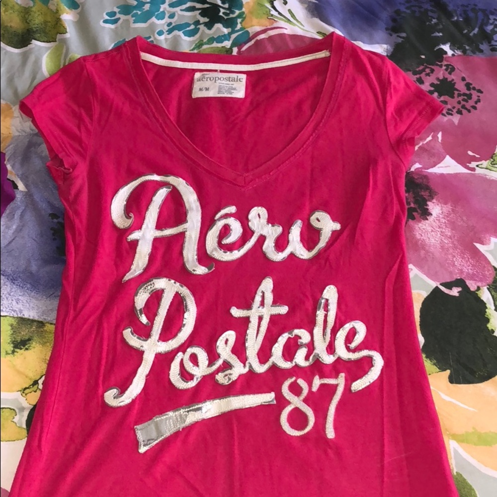 Aeropostale pink shirt